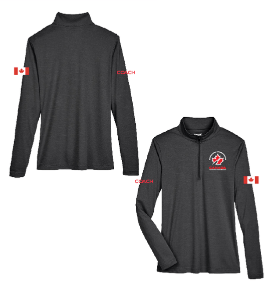 Team Canada Coach | Men's Zone Performance Quarter - Zip Pullover - Oddball Workshop