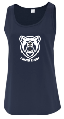 United Rugby | Women's Cotton Tank Top (Bear logo) - Oddball Workshop