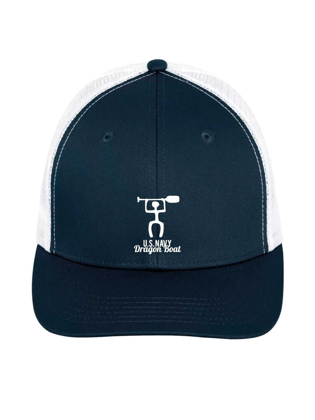 US Navy Dragon Boat Team | Snapback Trucker Cap (Paddleman Logo) - Oddball Workshop