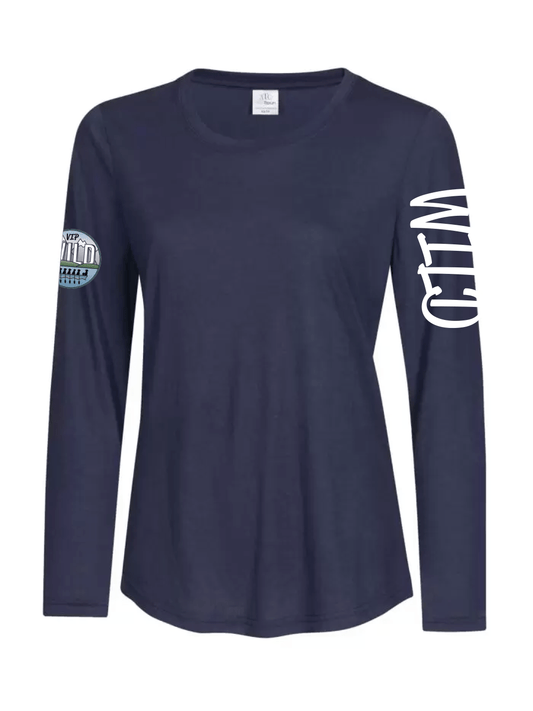 VI Paddling Wild | Women's Long Sleeve T-Shirt - Oddball Workshop