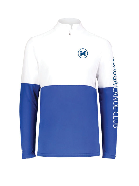 Mississauga Canoe Club | Unisex Adult 1/4 Zip Pullover Design 1 - Oddball Workshop