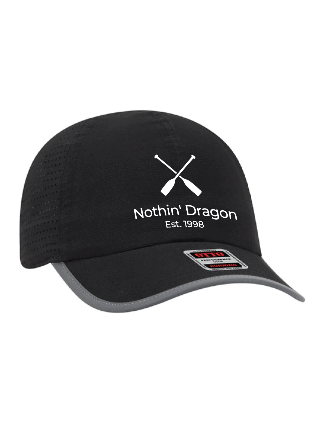 Nothin Dragon Reflective 6 - Panel Running Hat - Oddball Workshop