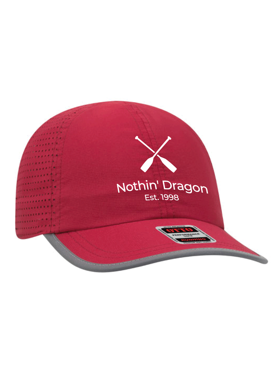 Nothin Dragon Reflective 6 - Panel Running Hat - Oddball Workshop