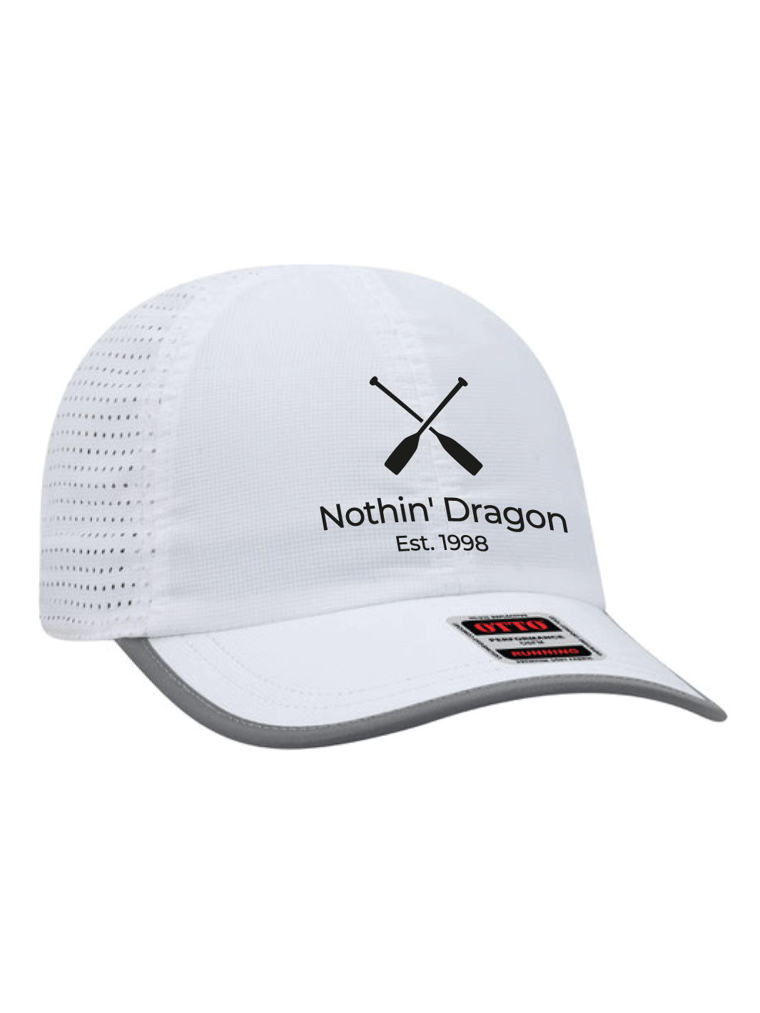 Nothin Dragon Reflective 6 - Panel Running Hat - Oddball Workshop