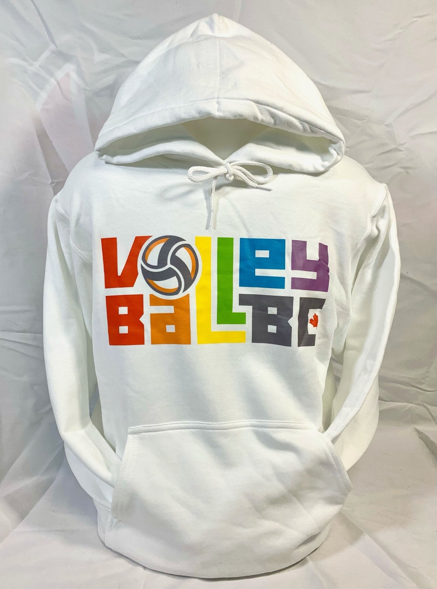Volleyball BC Stacked Rainbow Hoodie - Oddball Workshop
