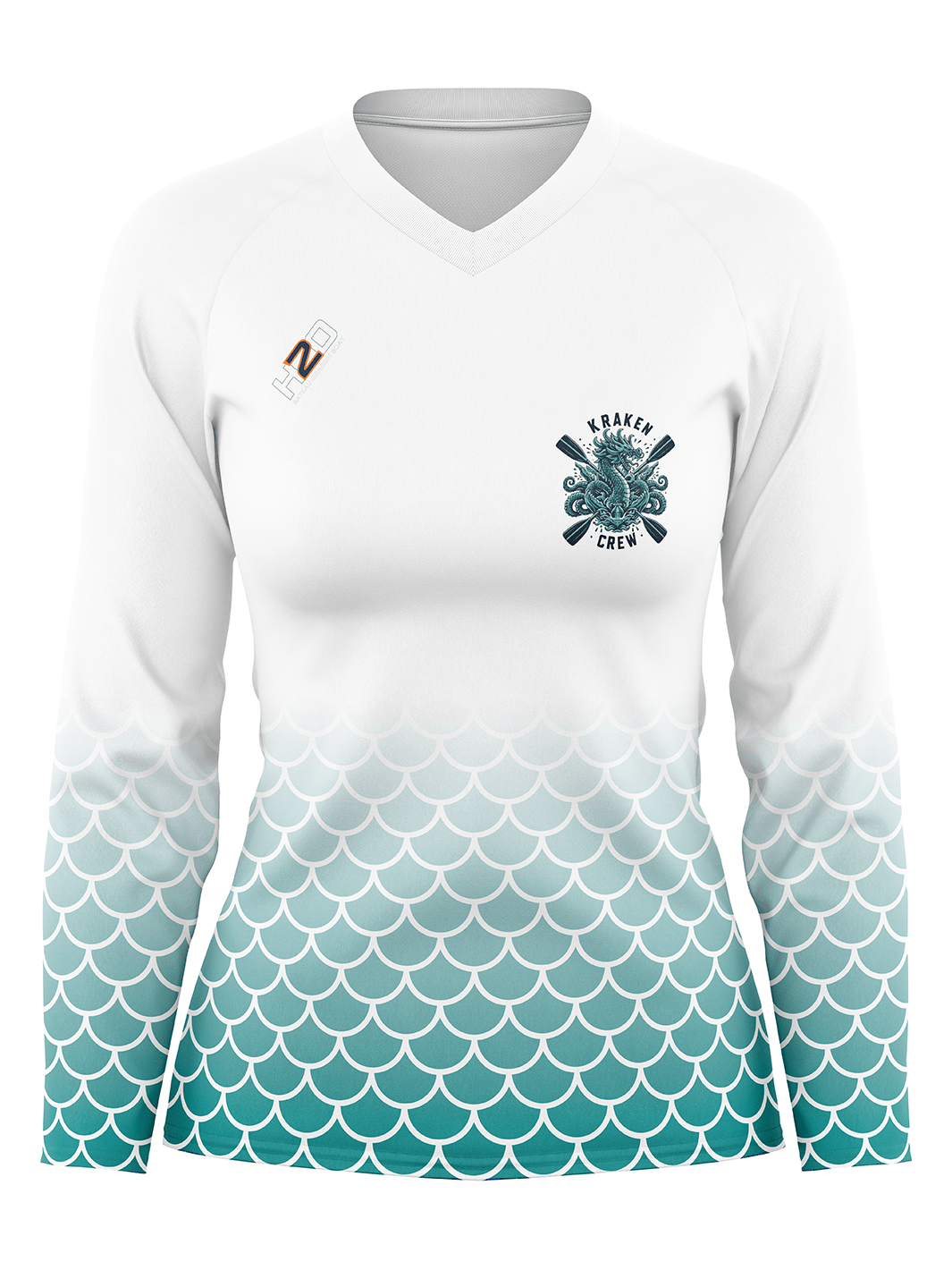 Kraken Crew Women's H2O Athletic Jersey Long Sleeve - Oddball Workshop