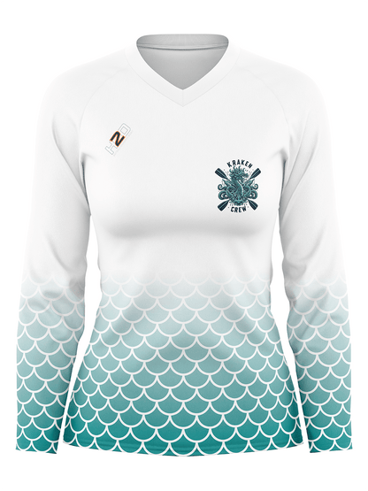 Kraken Crew Women's H2O Athletic Jersey Long Sleeve - Oddball Workshop