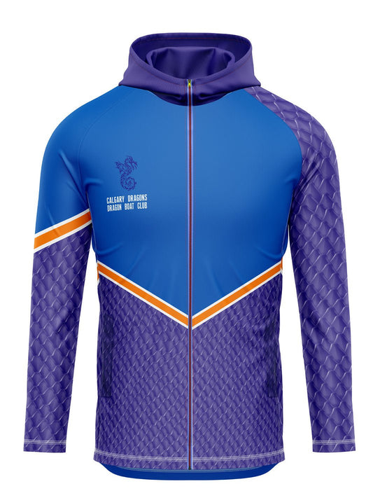 Calgary Flying Dragon Men's Cascade Lt Wt Jacket Hooded - Oddball Workshop