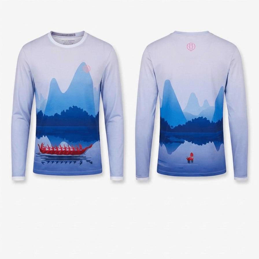 Purple Dusk Men's Team Long Sleeve Jersey - Oddball Workshop