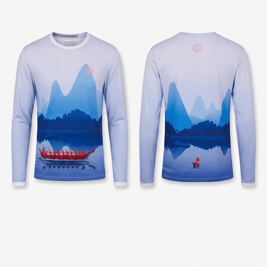Purple Dusk Men's Team Long Sleeve Jersey - Oddball Workshop