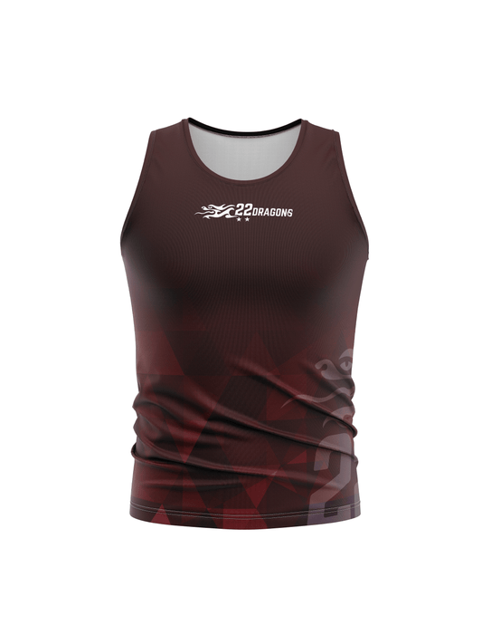 Red Pandas H2O Men's Athletic Tank Top - Oddball Workshop