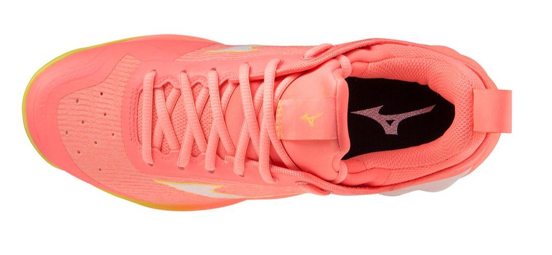 Mizuno Women's Wave Luminous 2 - Coral/White - Oddball Workshop