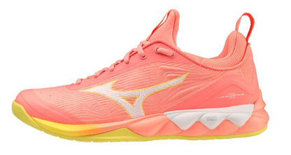 Mizuno Women's Wave Luminous 2 - Coral/White - Oddball Workshop