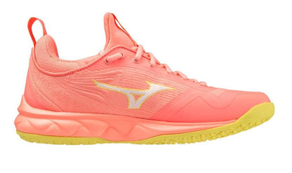 Mizuno Women's Wave Luminous 2 - Coral/White - Oddball Workshop