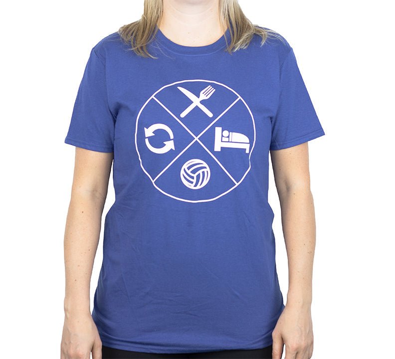 Canuck ESVR (Eat Sleep Volleyball Repeat) T-shirt - Oddball Workshop