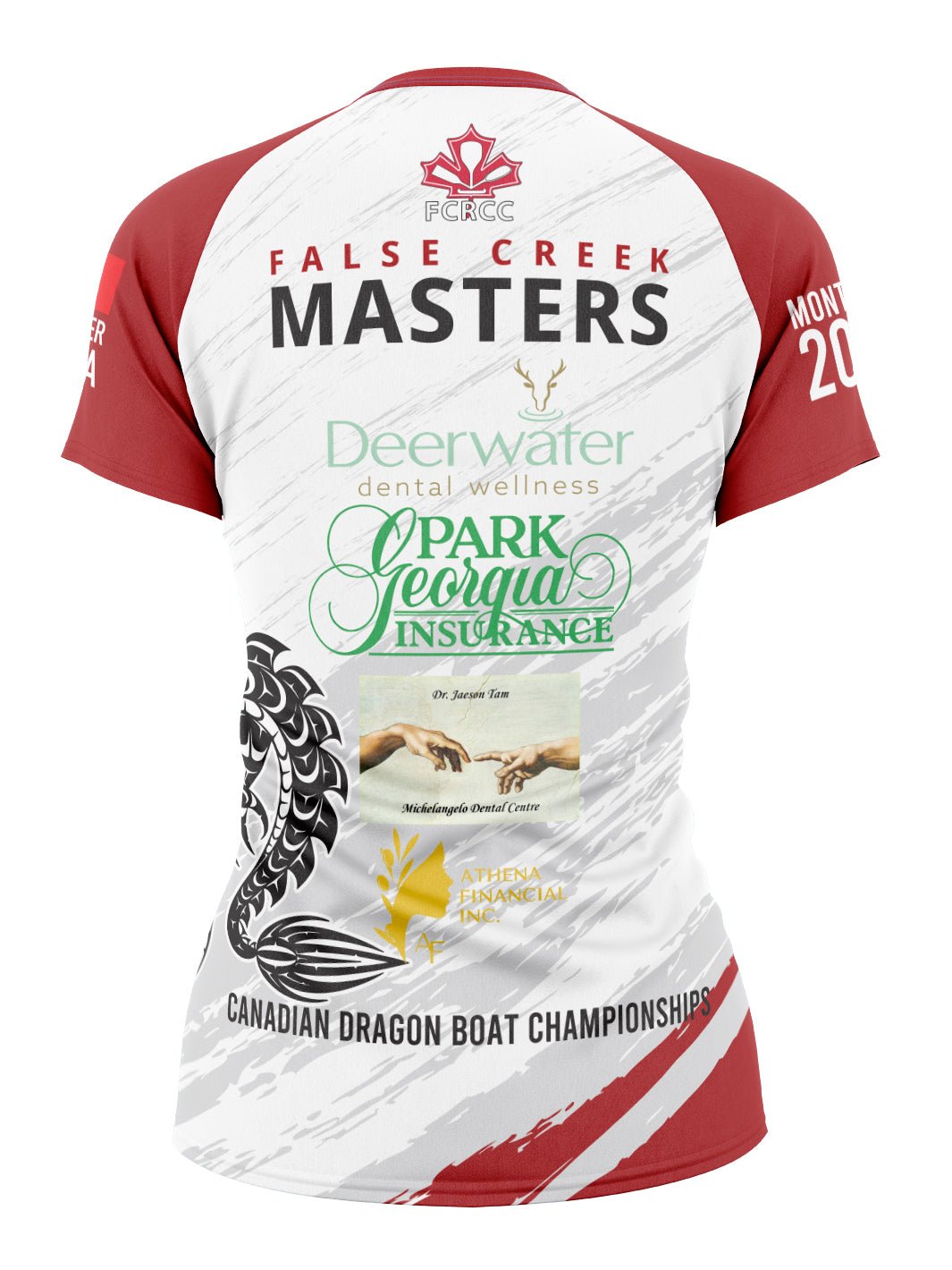 FCM Women's Sponsor Athletic Jersey Short Sleeve - Oddball Workshop