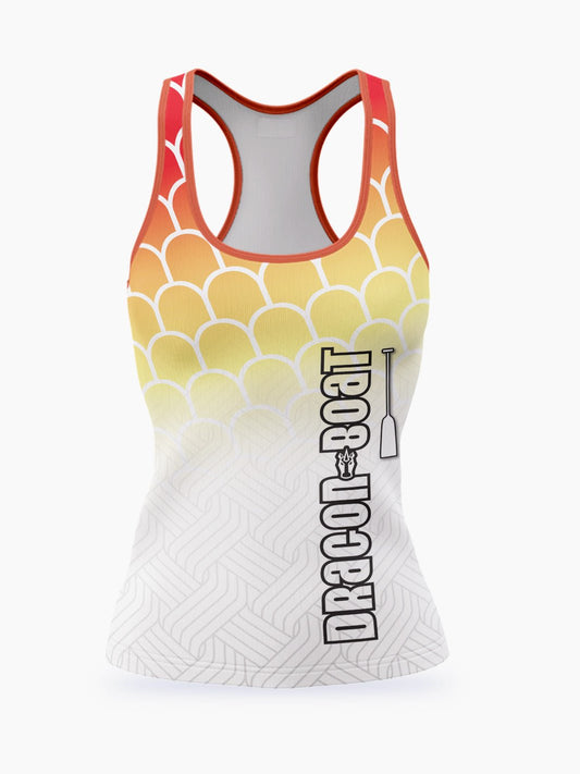 Orange Scales Women's Relaxed Tank Top - Oddball Workshop