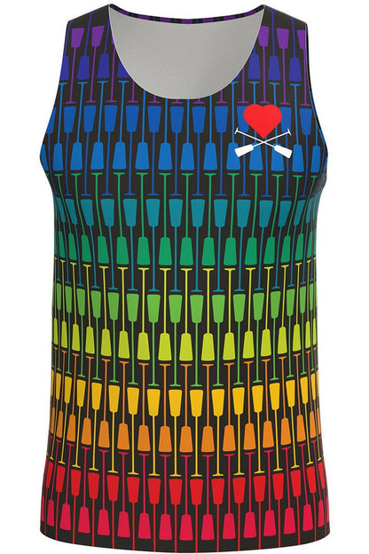 Paddling Pride Men's Athletic Tank Top - Oddball Workshop