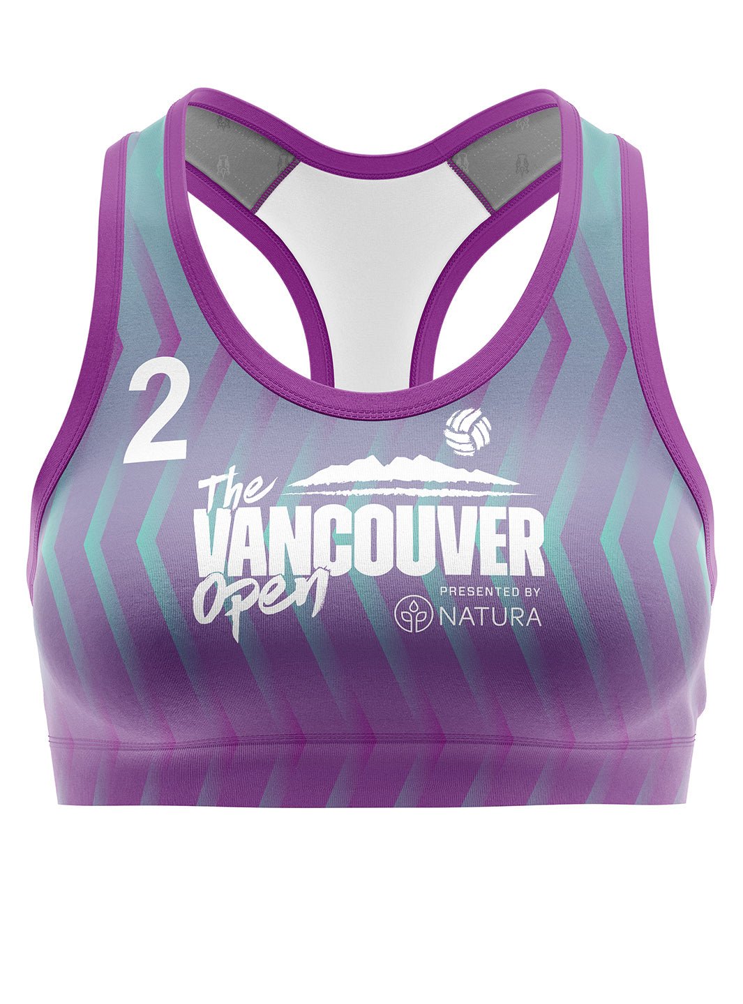 Vancouver Open 2024 Official Women's Player Bra Tops (Online) - Oddball Workshop