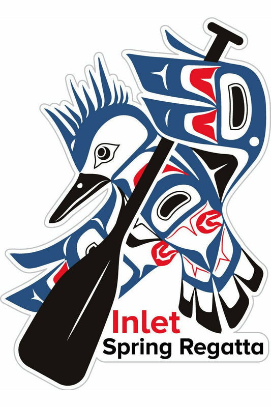 Inlet Spring Regatta Paddle Sticker - 1 Sticker - Oddball Workshop