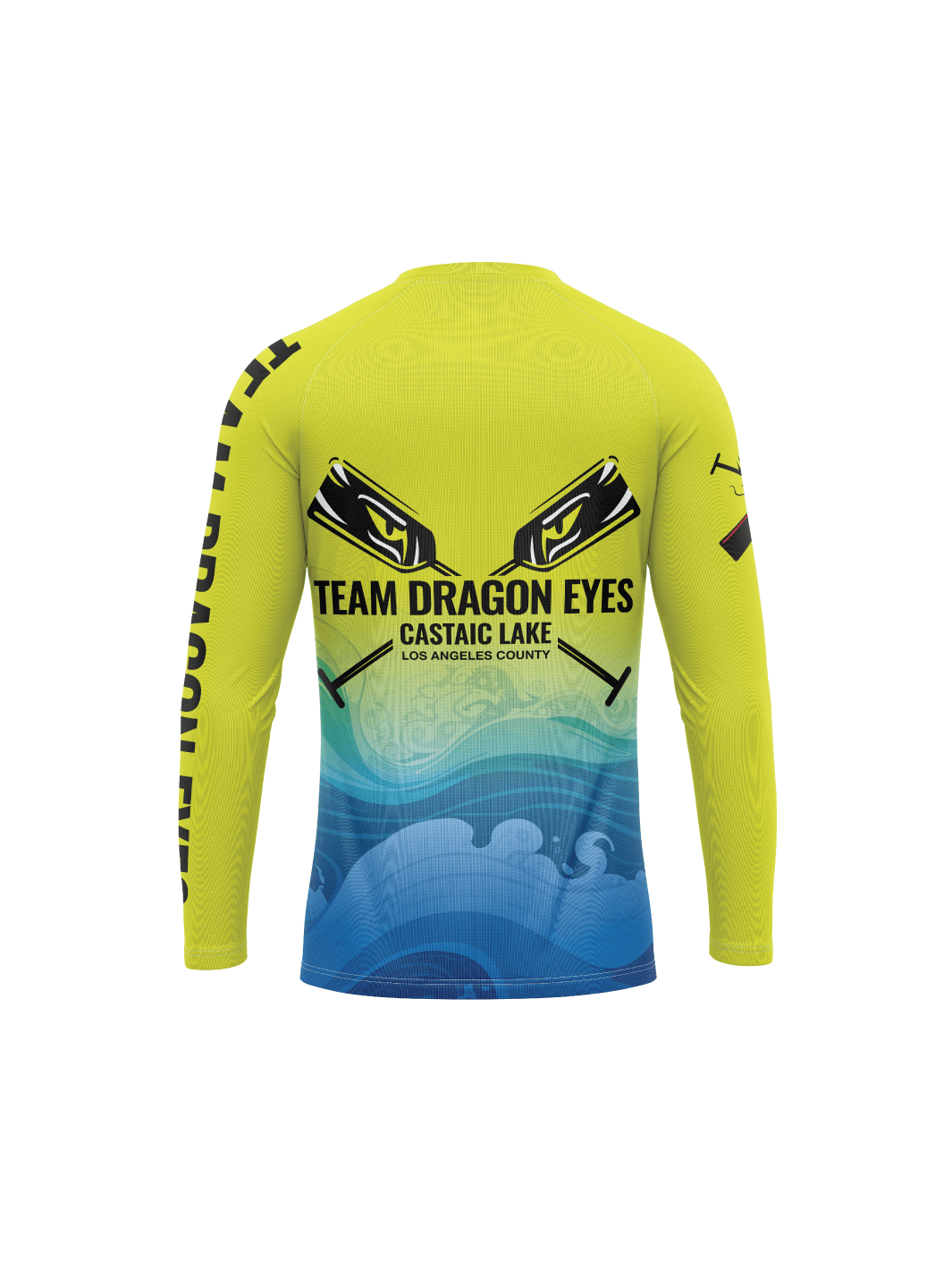 Team Dragon Eyes Men's Athletic Jersey Long Sleeve - Oddball Workshop