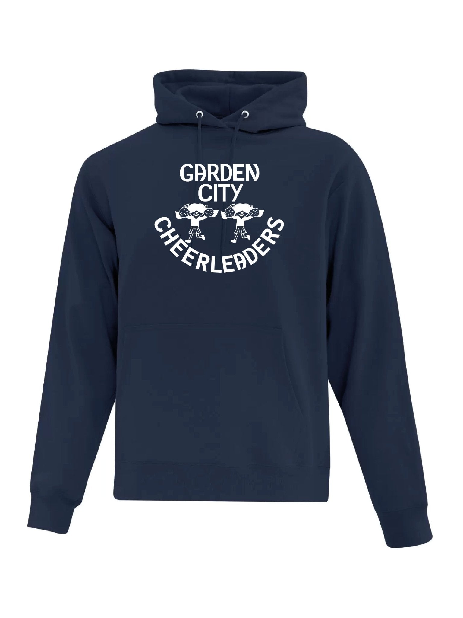 Adult Garden City Cheerleaders Pullover Hoodie - Oddball Workshop