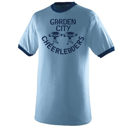 Adult Garden City Cheerleaders Ringer Tee (Alumni) - Oddball Workshop