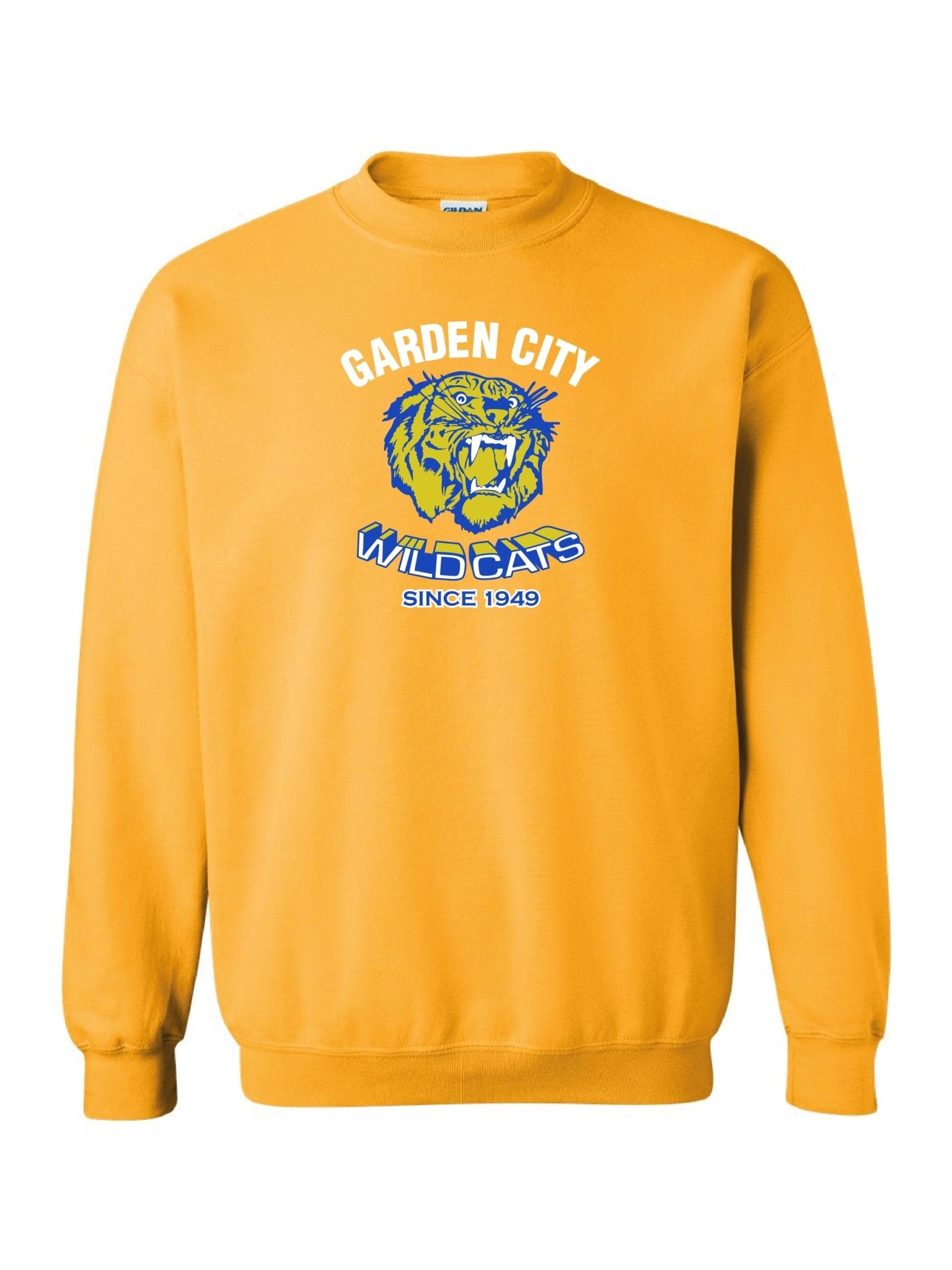 Adult Garden City Wildcats Since 1949 Crewneck Sweatshirt (Alumni) - Oddball Workshop