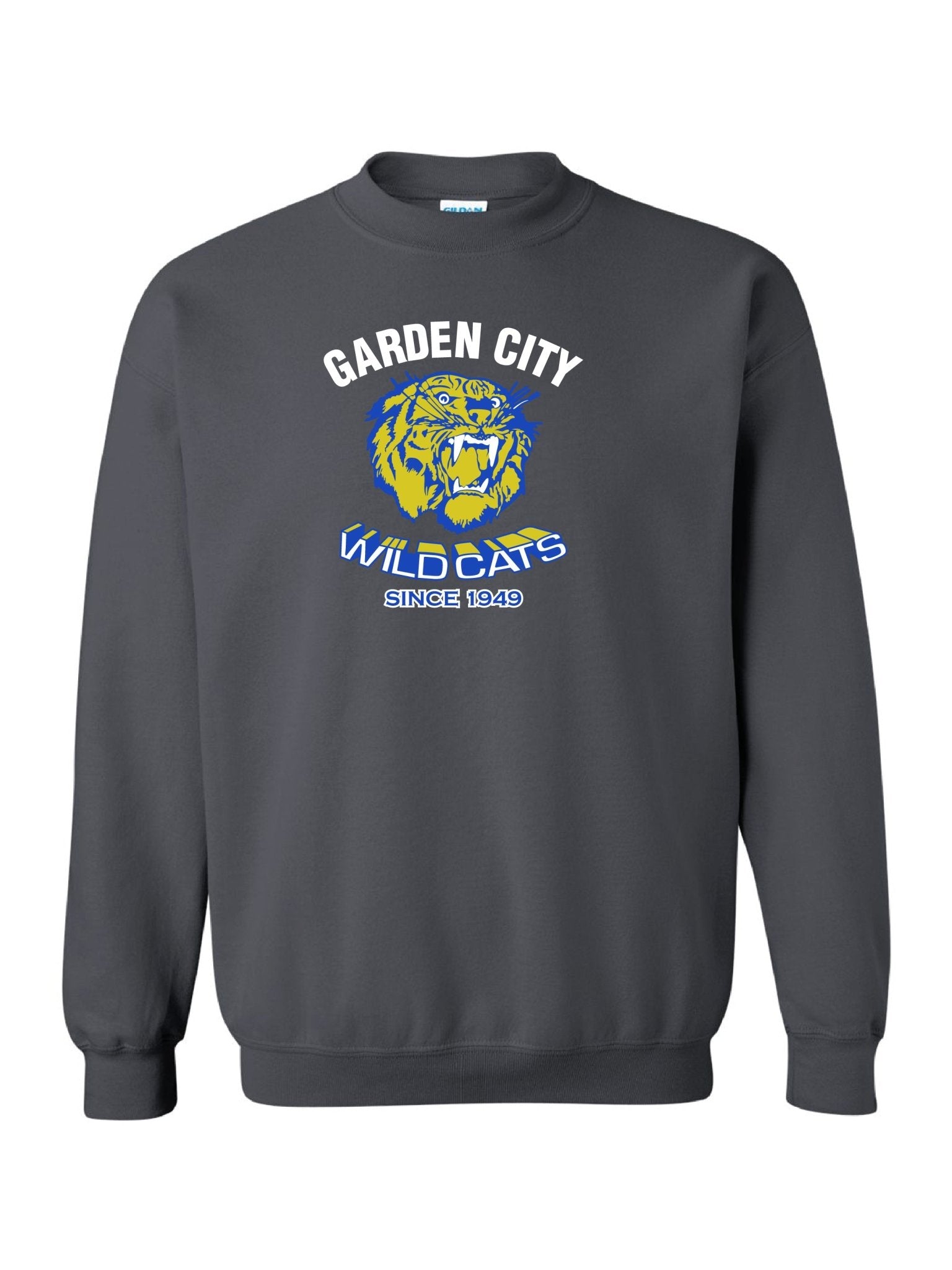 Adult Garden City Wildcats Since 1949 Crewneck Sweatshirt
