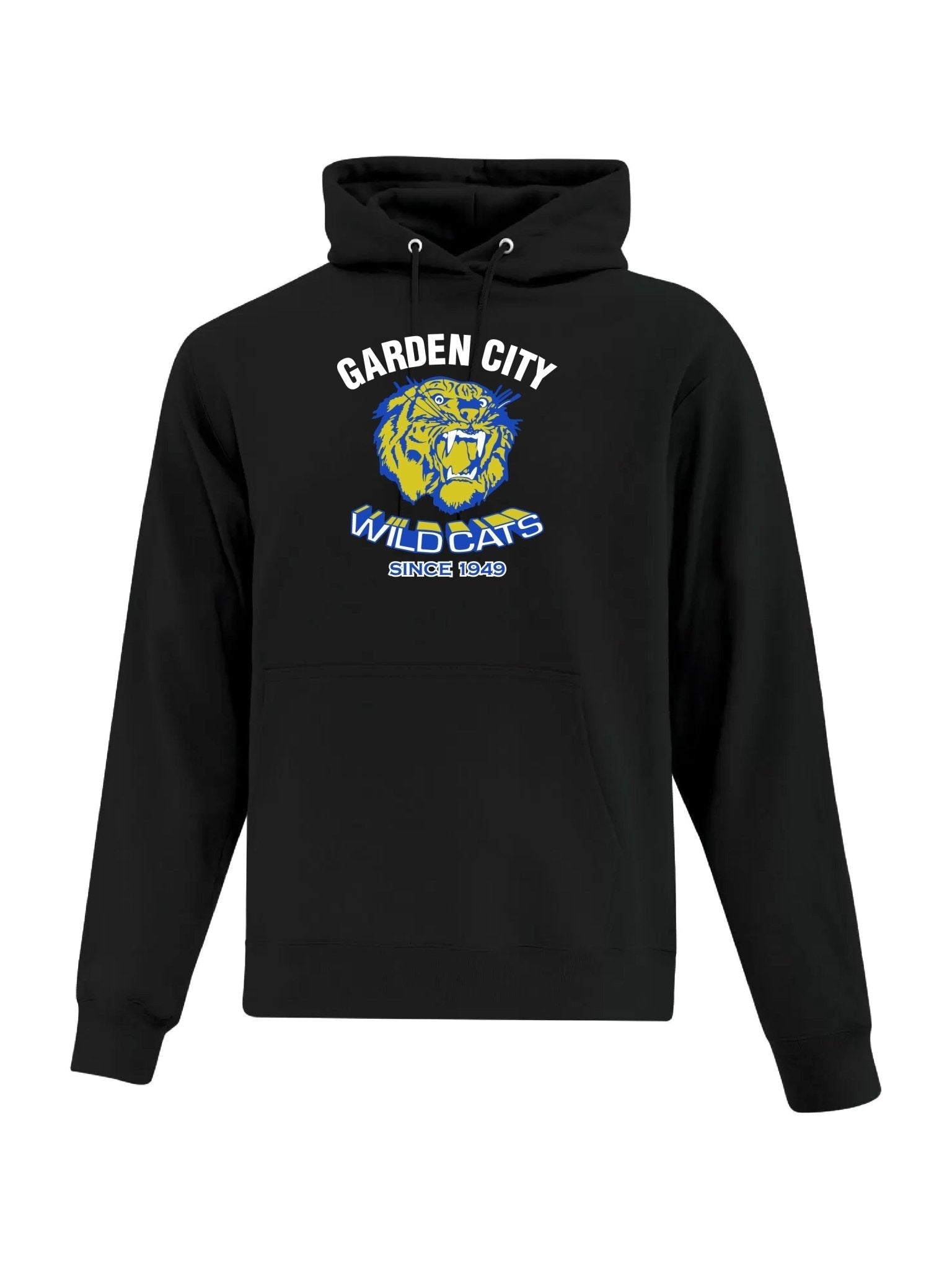 Adult Garden City Wildcats Since 1949 Pullover Hoodie (Alumni) - Oddball Workshop