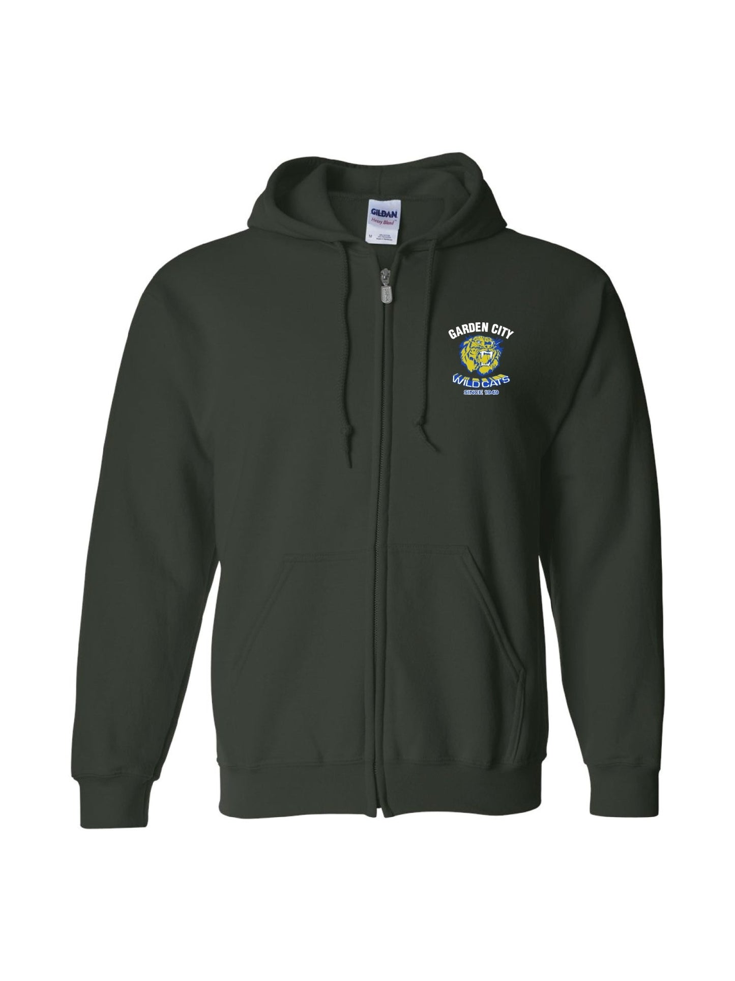Adult Garden City Wildcats Since 1949 Zip Hoodie