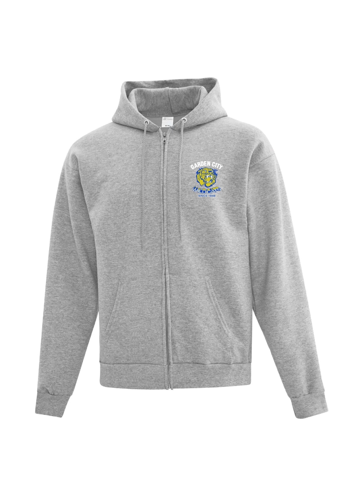 Adult Garden City Wildcats Since 1949 Zip Hoodie