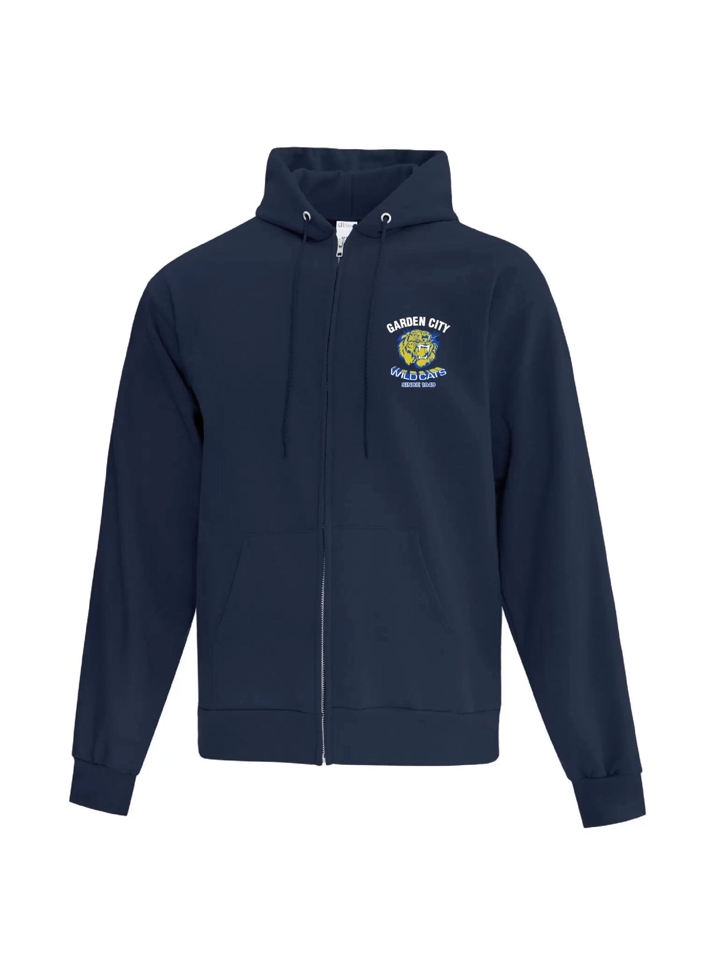 Adult Garden City Wildcats Since 1949 Zip Hoodie