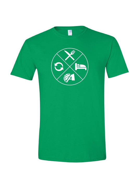 Apex - Adult Warm Up Green T-Shirt (FREE)