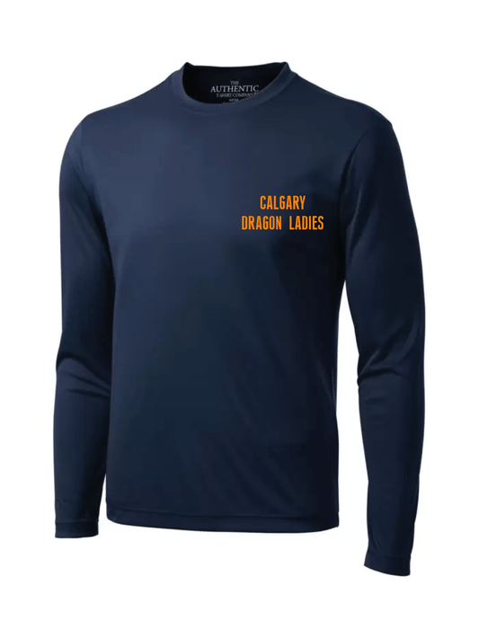 Calgary Dragon Ladies | Unisex Technical Long Sleeve T-shirt - Oddball Workshop