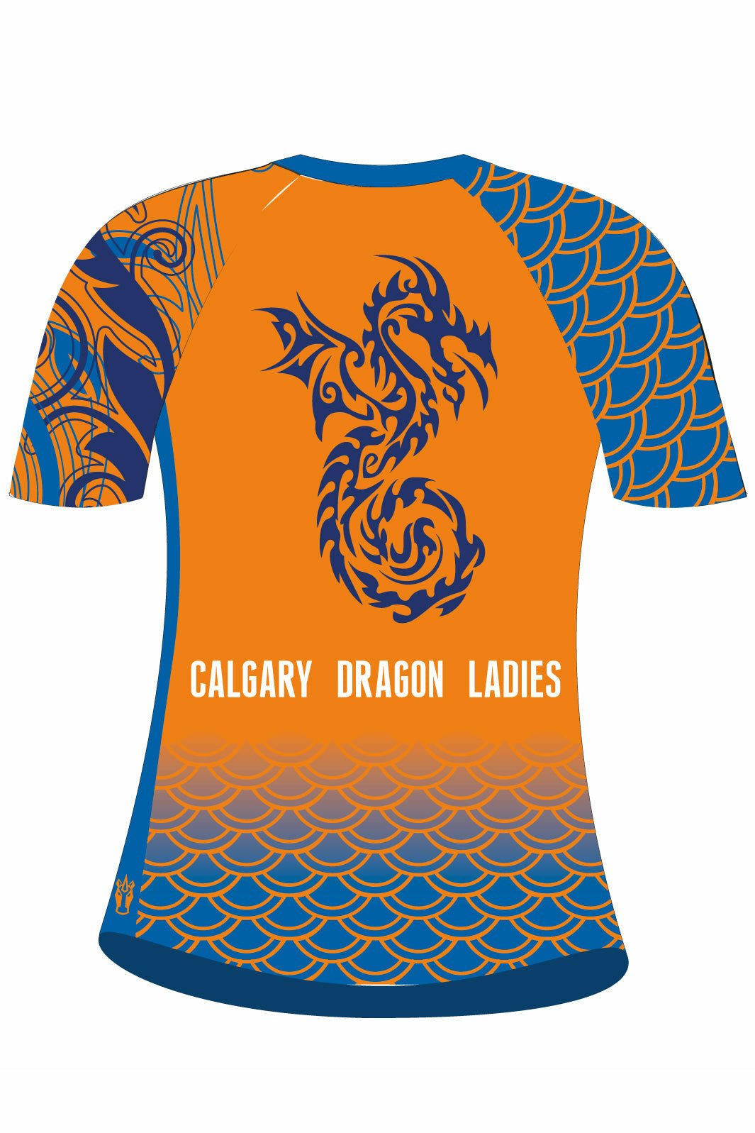 Calgary Dragon Ladies Women's h2O Athletic Jersey Short Sleeve - Oddball Workshop