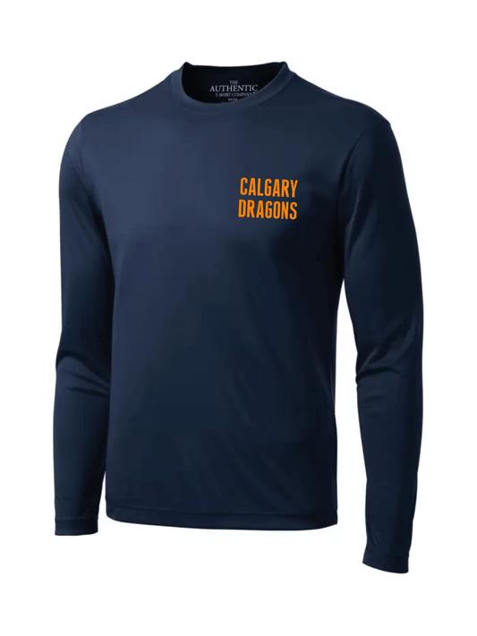 Calgary Dragons | Unisex Technical Long Sleeve T-shirt - Oddball Workshop