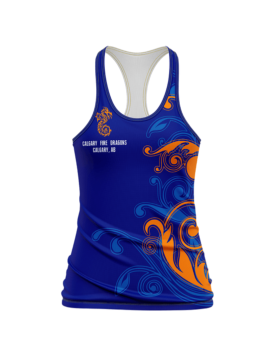 Calgary Fire Dragons | Women's h2O Relaxed Tank Top - Oddball Workshop