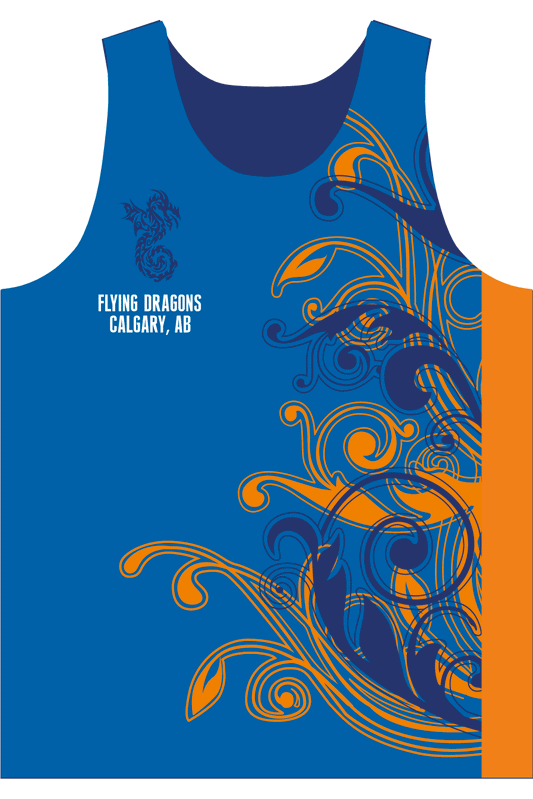 Calgary Flying Dragons Unisex h2O Fitted Tank Top - Oddball Workshop