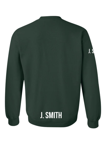 Churchill Secondary Grad 2024 Crewneck (Bulldog Ball Spin Logo) - Oddball Workshop