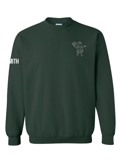 Churchill Secondary Grad 2024 Crewneck (Bulldog Ball Spin Logo) - Oddball Workshop
