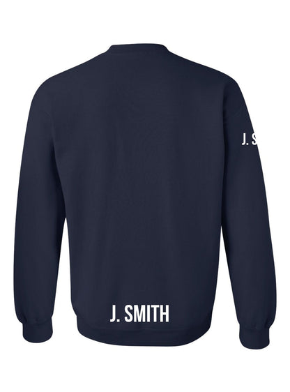 Churchill Secondary Grad 2024 Crewneck (Bulldog Ball Spin Logo) - Oddball Workshop