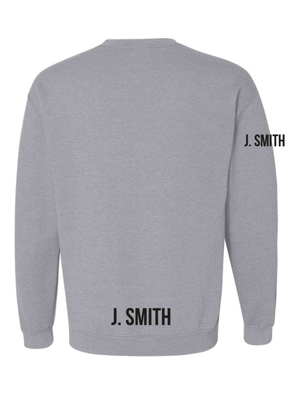 Churchill Secondary Grad 2024 Crewneck (Bulldog Ball Spin Logo) - Oddball Workshop