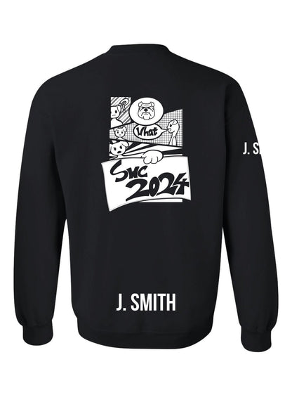 Churchill Secondary Grad 2024 Crewneck (SWC 2024 Comic Logo) - Oddball Workshop