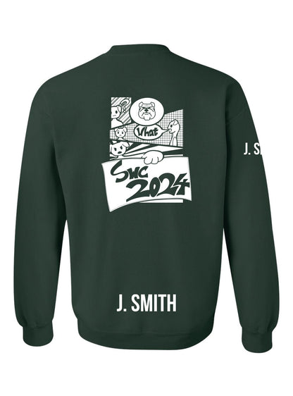 Churchill Secondary Grad 2024 Crewneck (SWC 2024 Comic Logo) - Oddball Workshop