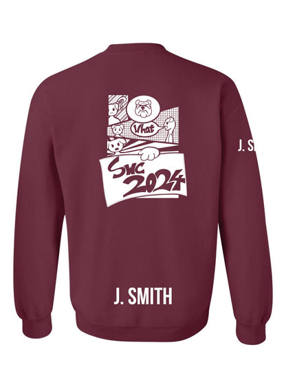 Churchill Secondary Grad 2024 Crewneck (SWC 2024 Comic Logo) - Oddball Workshop