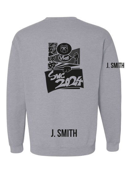 Churchill Secondary Grad 2024 Crewneck (SWC 2024 Comic Logo) - Oddball Workshop
