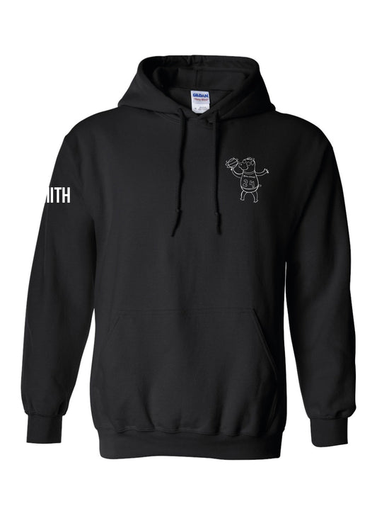 Churchill Secondary Grad 2024 Hoodie (Bulldog Ball Spin Logo) - Oddball Workshop