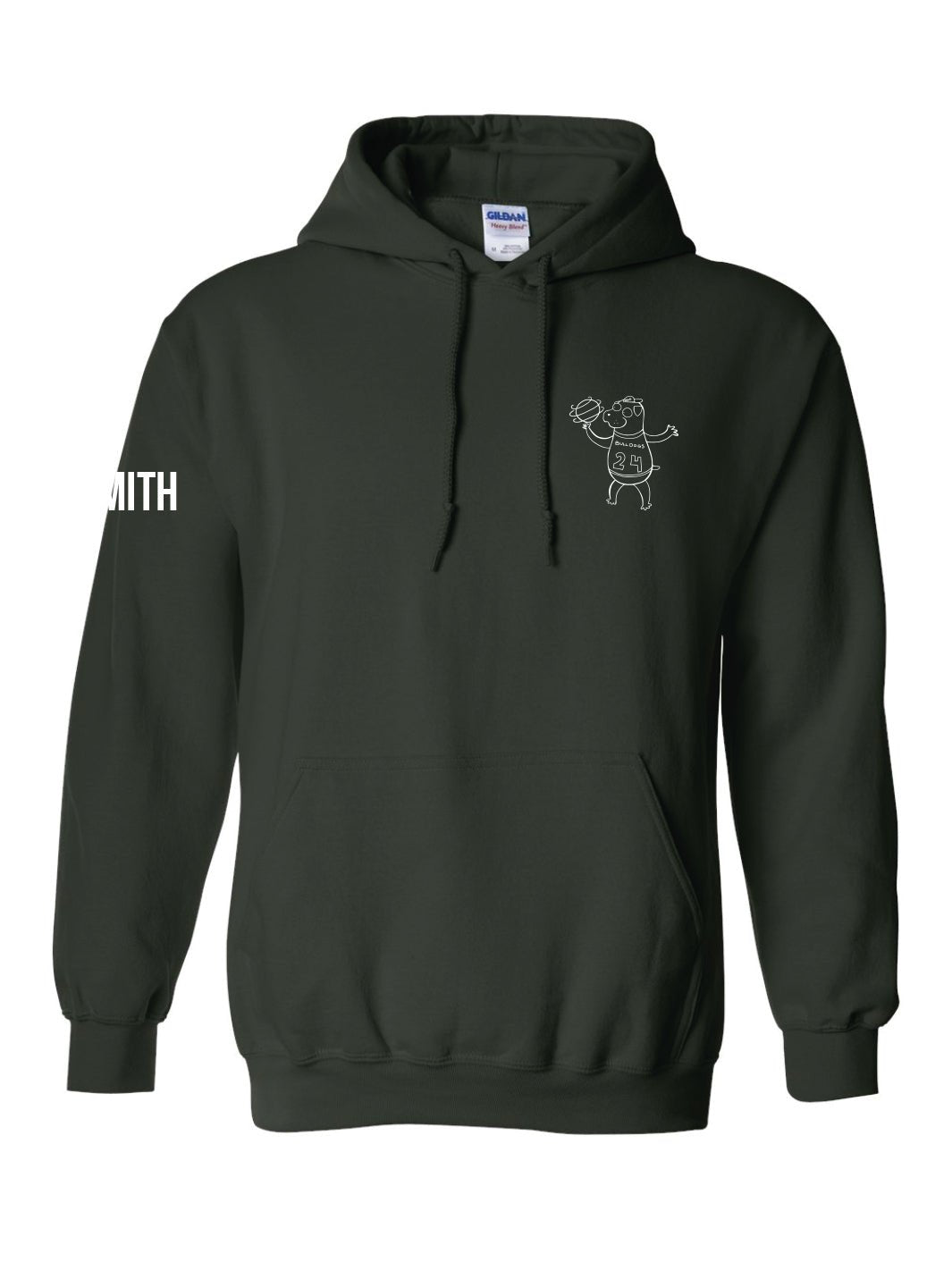 Churchill Secondary Grad 2024 Hoodie (Bulldog Ball Spin Logo) - Oddball Workshop