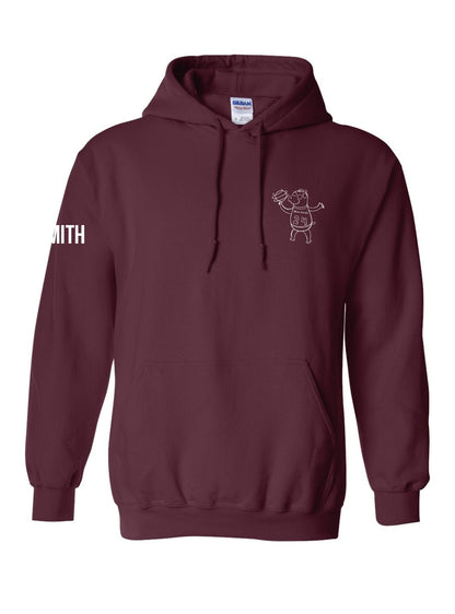 Churchill Secondary Grad 2024 Hoodie (Bulldog Ball Spin Logo) - Oddball Workshop
